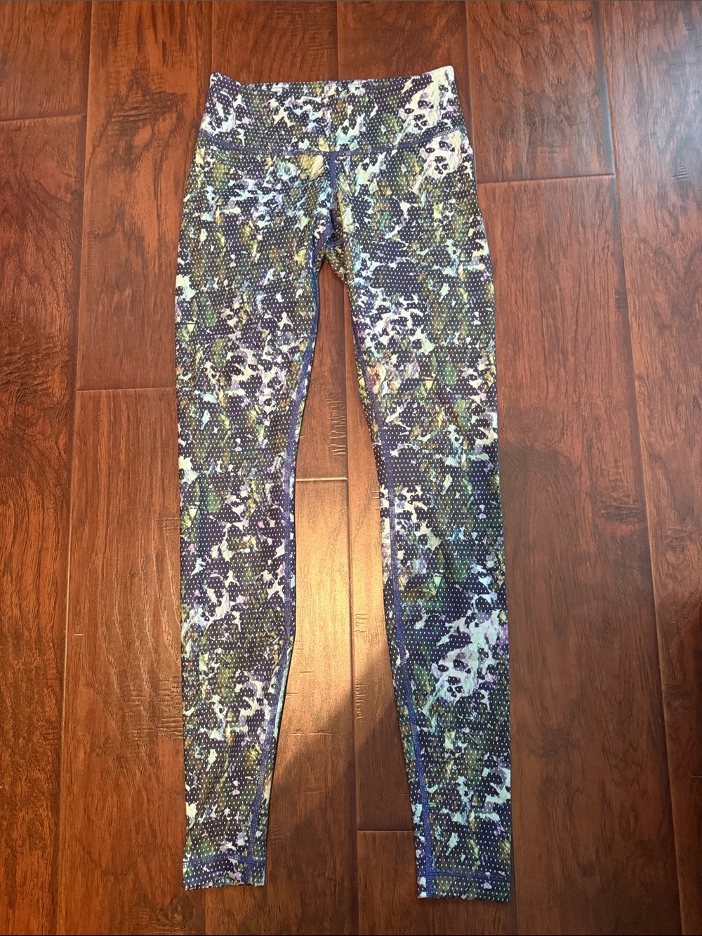 lululemon athletica Multi-Color & Purple Patterned Leggings
